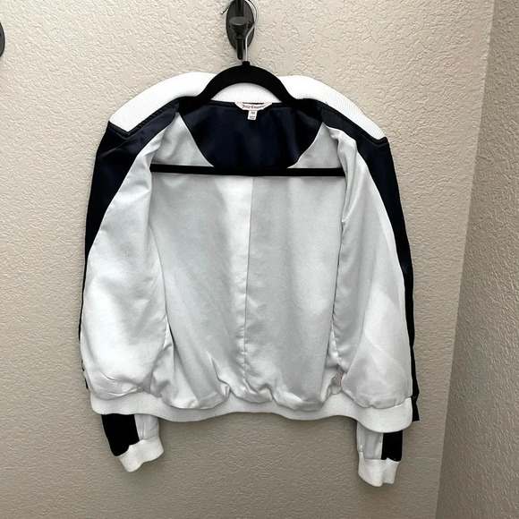 Juicy Couture Satin Cactus Bomber Jacket Y2K Size XS - Picture 7 of 8